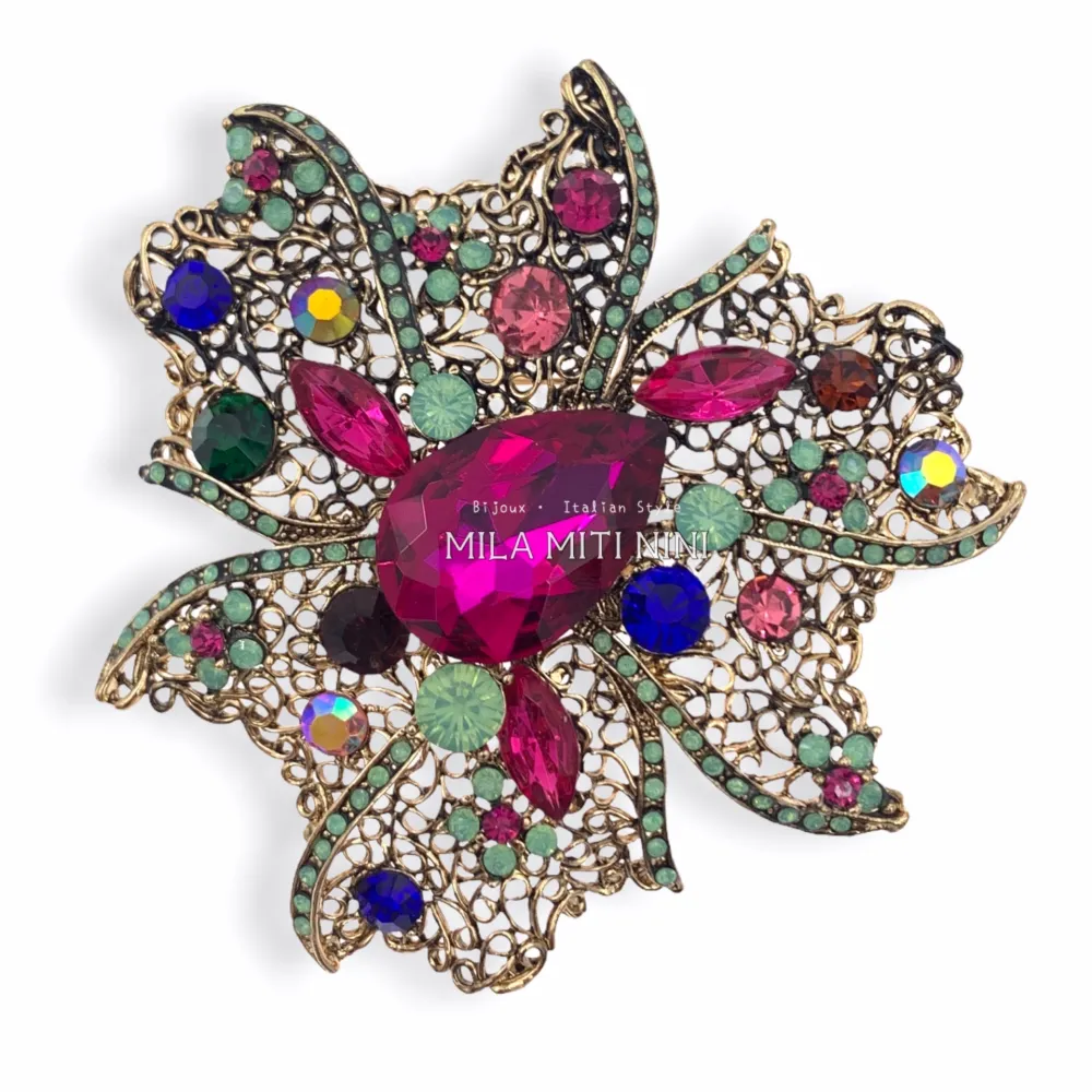 SPM312-169-Fiore-Spilla Grossa - SPM-321-263