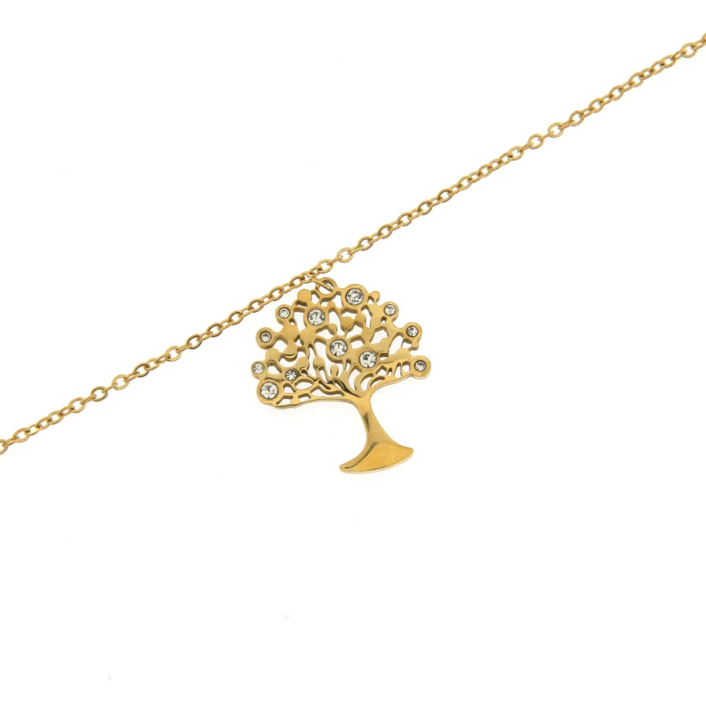 BAC6784-Albero della Vita-Bracciale con Chiusura in Acciaio_2