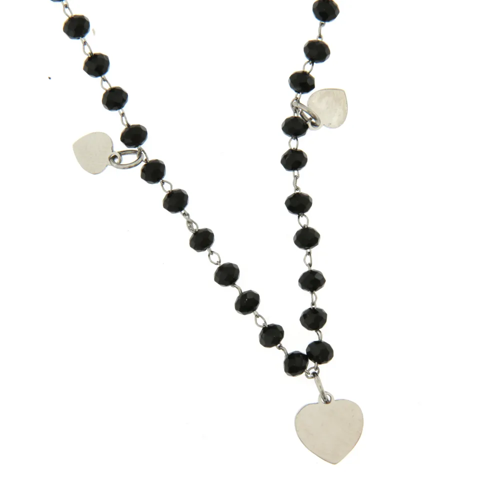 BAC6792-Rosario Cuore-Bracciale con Chiusura in Acciaio_2