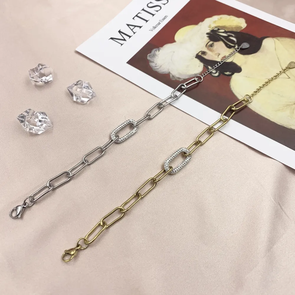 BAC7070-Ovale Piccolo-Bracciale in Acciaio_2