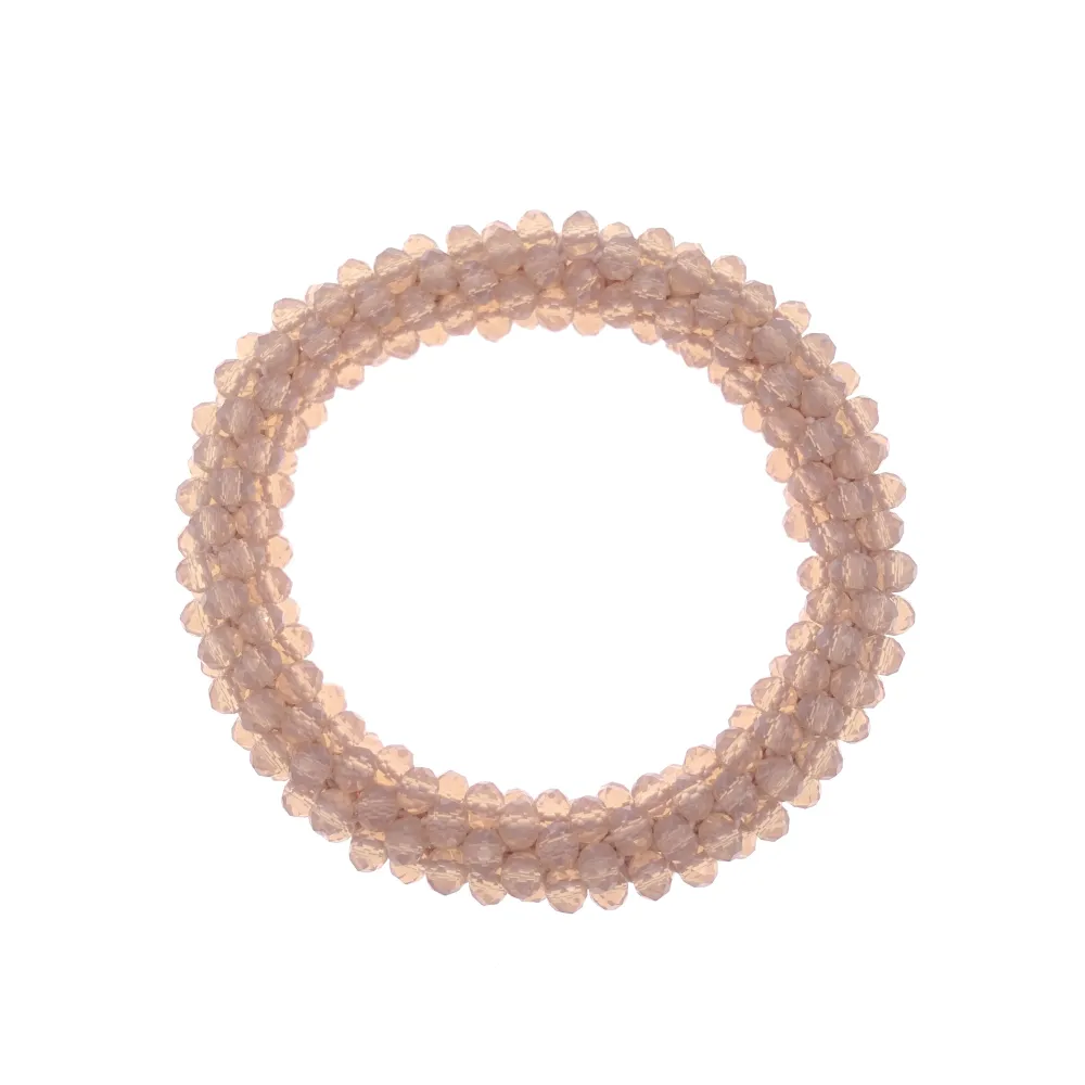 BCE1412-Cristalli Tonalità Rosso - Bracciale Elastico_15# Rosa Opaca_1