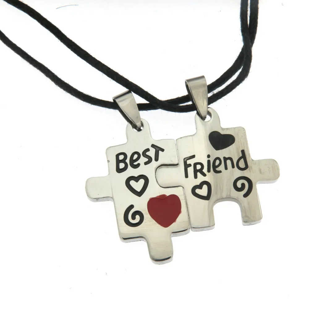 Best Friend Puzzle - Collana Doppia_Acciaio_2