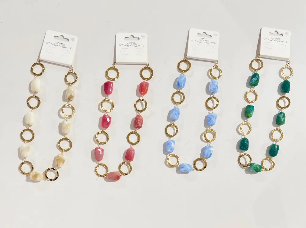 Cerchio -Collana Corta in Acciaio - CL-794-49