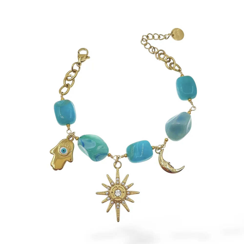 Sole Luna-Bracciale in Acciaio - BR-794-88