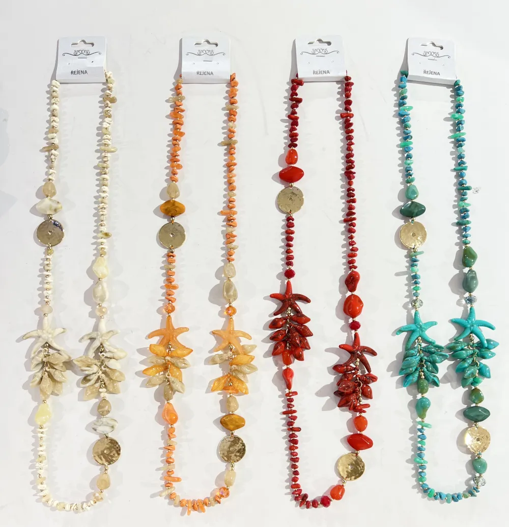 Stella Marina- Collana Lunga in Resina - CL-732-620