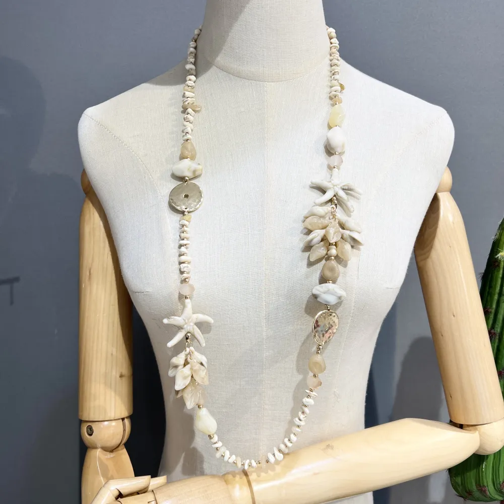 Stella Marina- Collana Lunga in Resina - CL-732-620