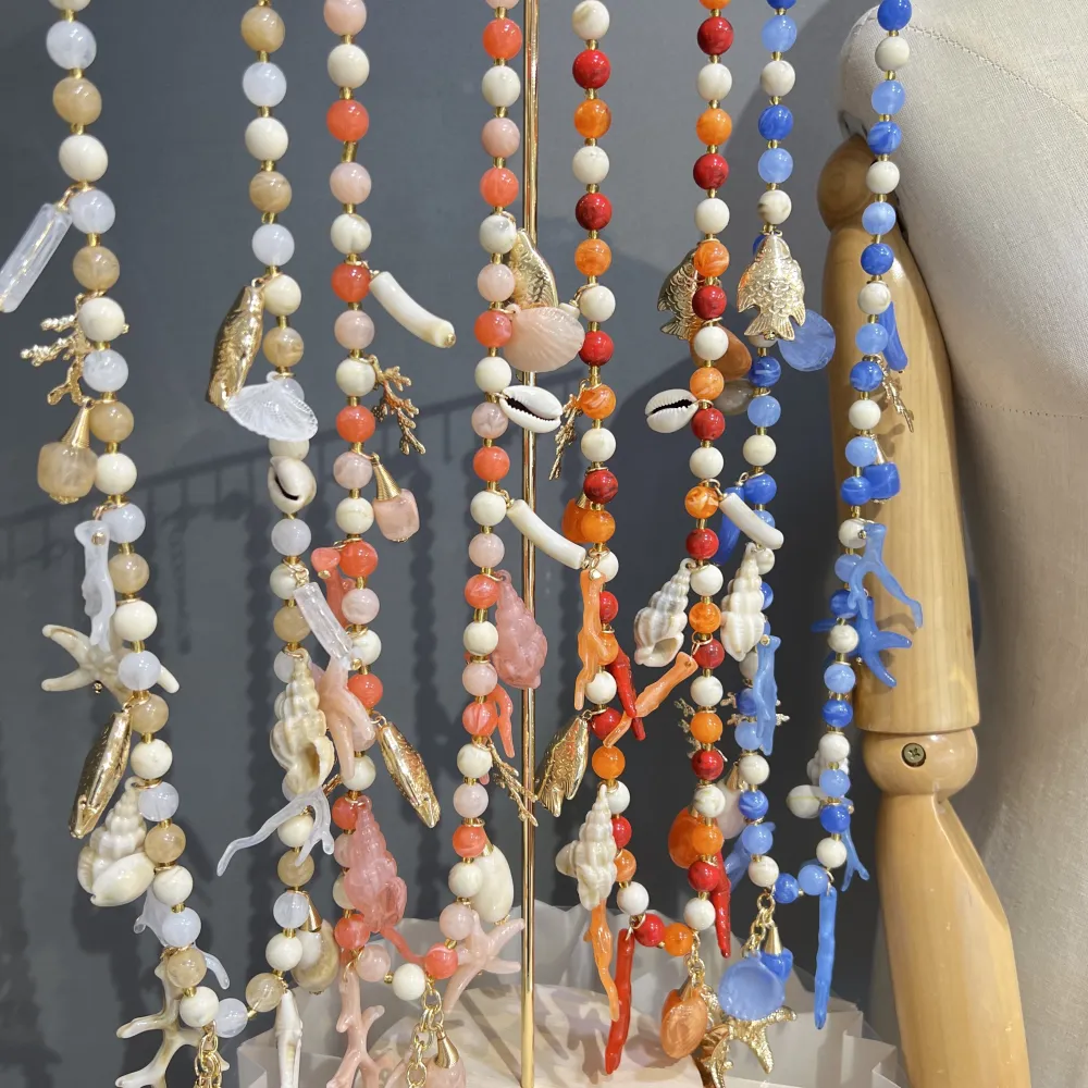 Stella Marina- Collana Lunga in Resina - CL-732-619