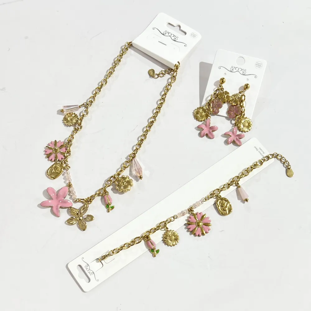 Fiore Tulipano-Bracciale in Acciaio - BR-732-568