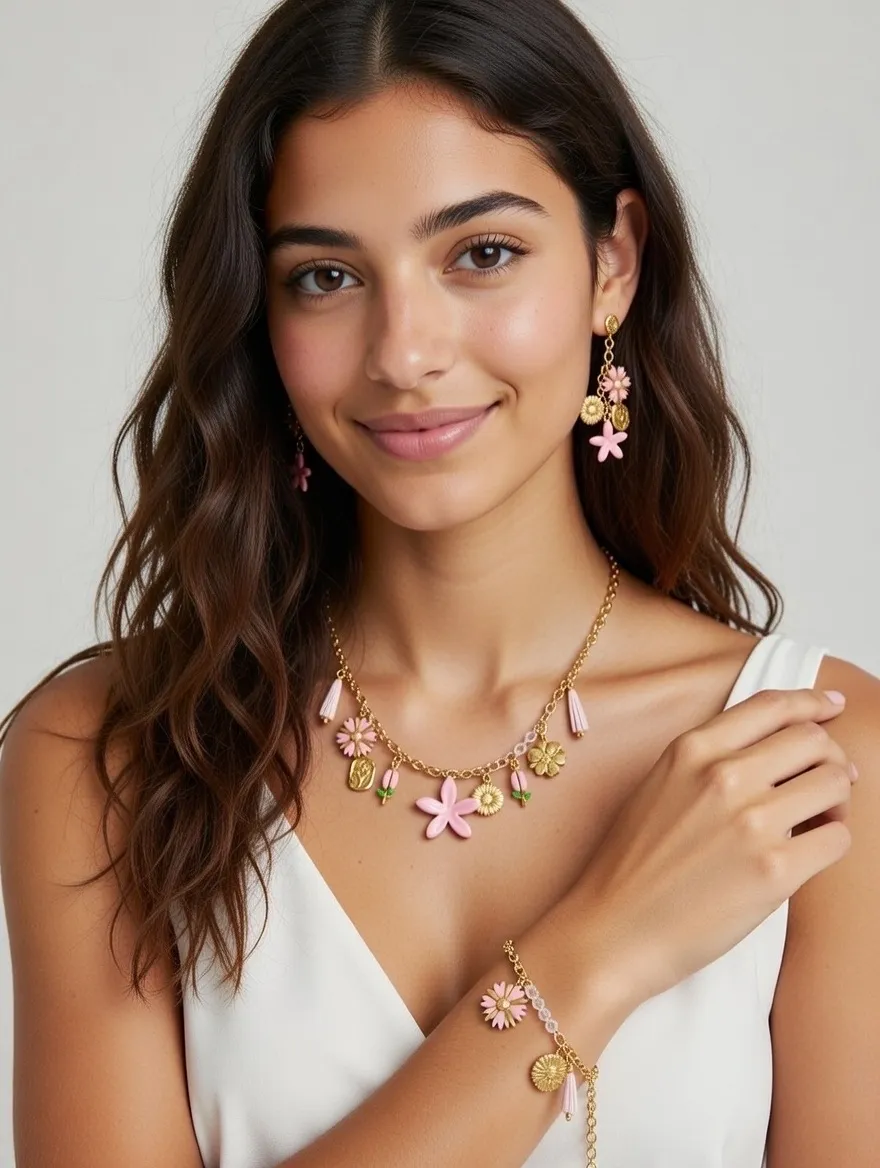 Fiore Tulipano-Bracciale in Acciaio - BR-732-568