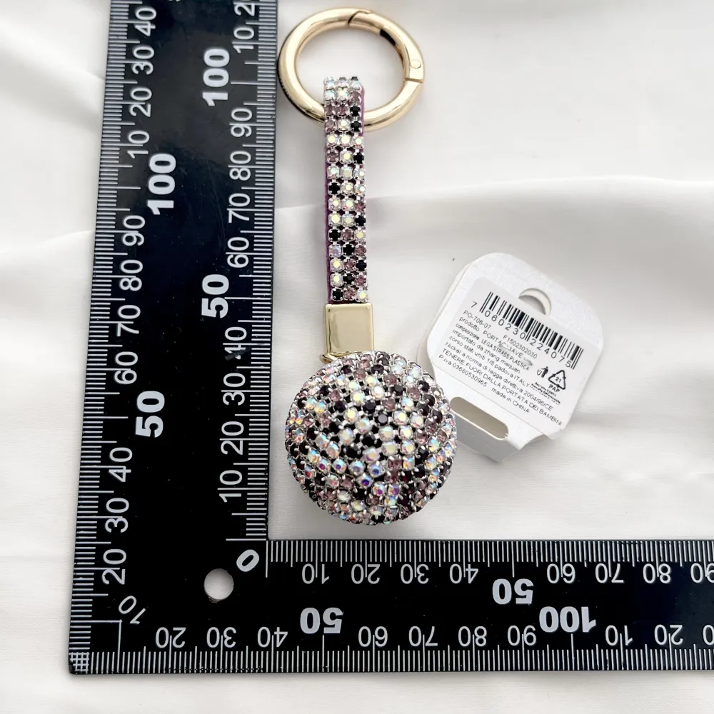 Pallina- 12pz Portachiavi Con Strass - PKM-792-01