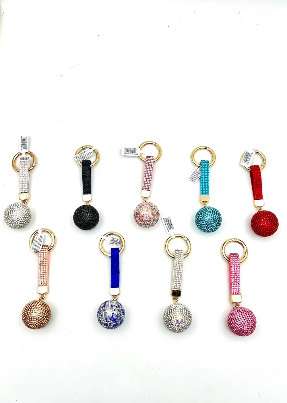 Pallina- 12pz Portachiavi Con Strass - PKM-792-01