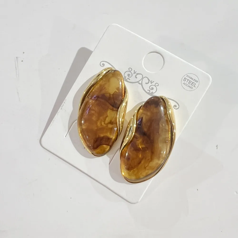 Ovale-Orecchini in Acciaio - OR-776-11