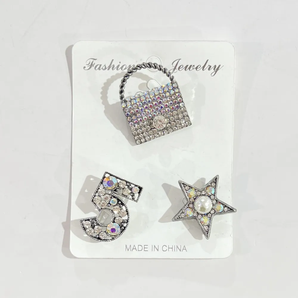 Borsa Stella 5-Set 3Pz Spille in Metallo - SP-312-391