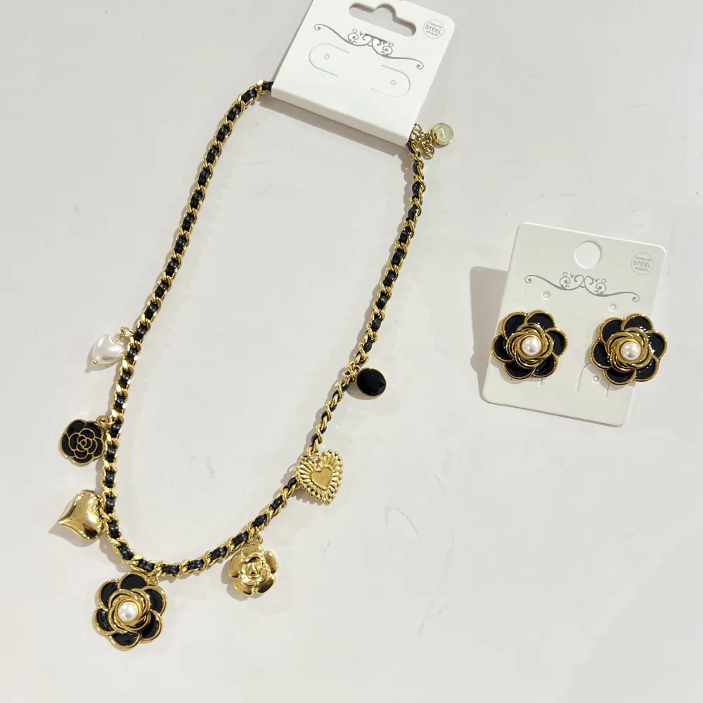 Fiore-Orecchini in Acciaio - OR-794-63