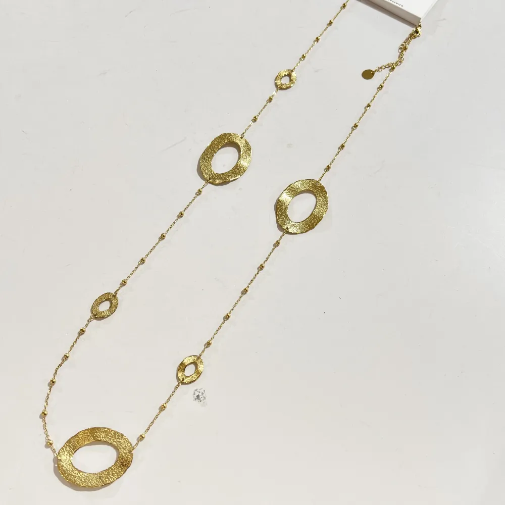 Catena Ovale -Collana Lunga in Acciaio - CL-103-AA6377N