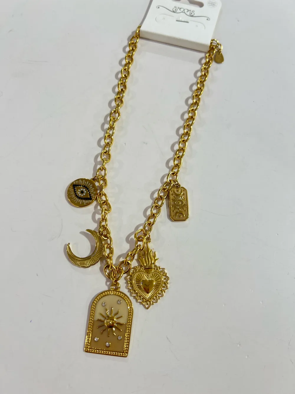 Sole-Collana Corta in Acciaio - CL-732-578