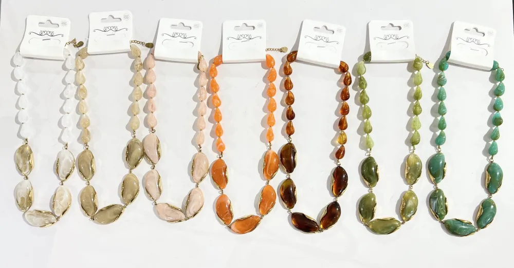 Ovale-Collana Corta in Acciaio - CL-732-599