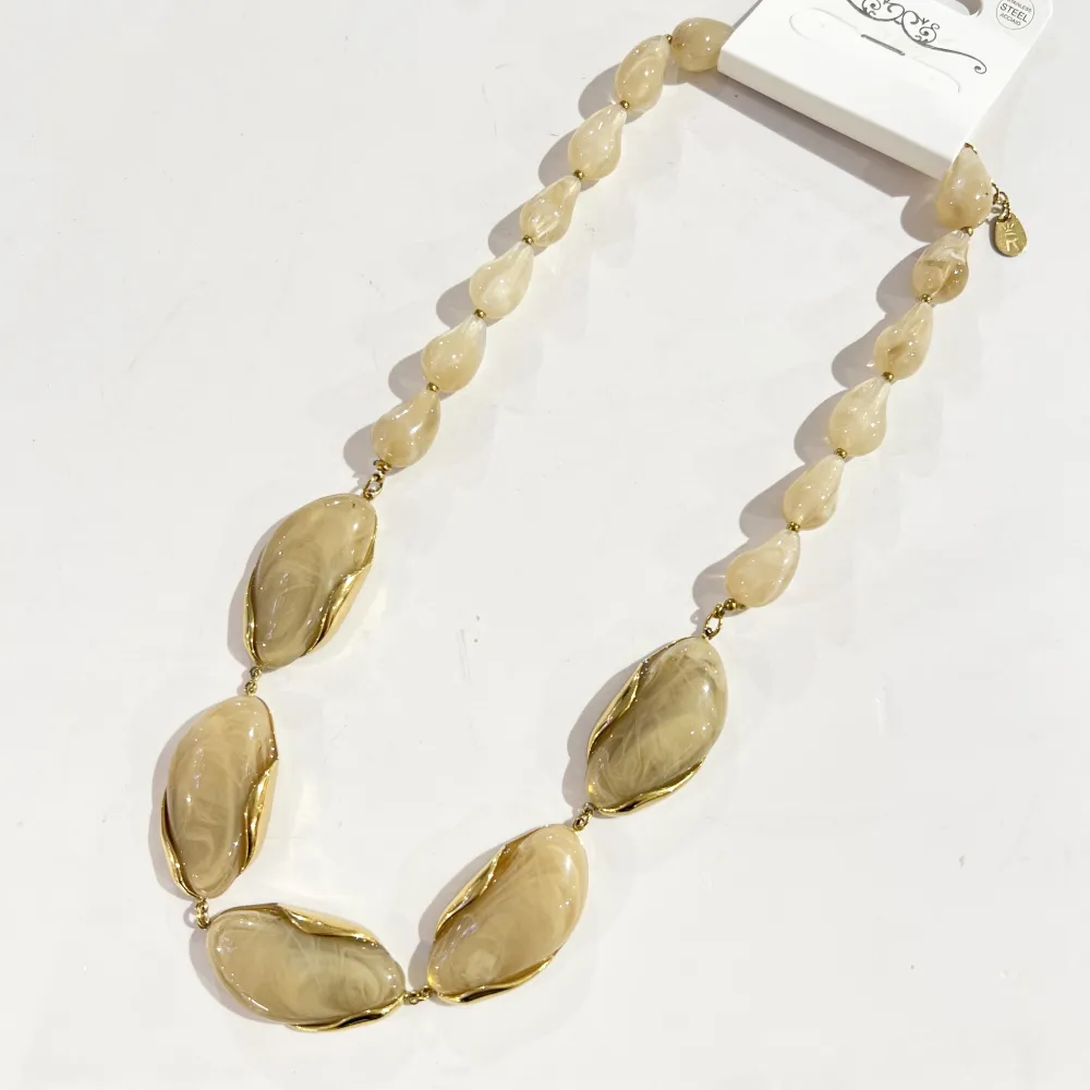 Ovale-Collana Corta in Acciaio - CL-732-599