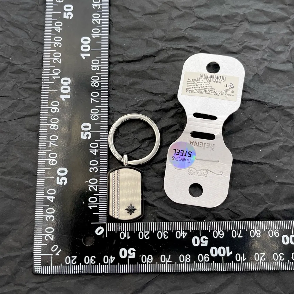 Rosa dei Venti-Portachiave da Uomo in Acciaio - PO-600-H239