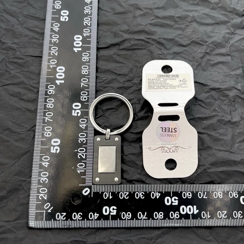 Placchetta-Portachiave da Uomo in Acciaio - PO-600-H231