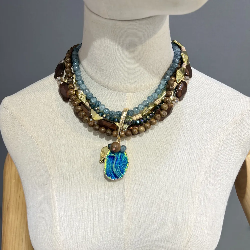 Multifili-Collana Corta Moda - CL-297-23