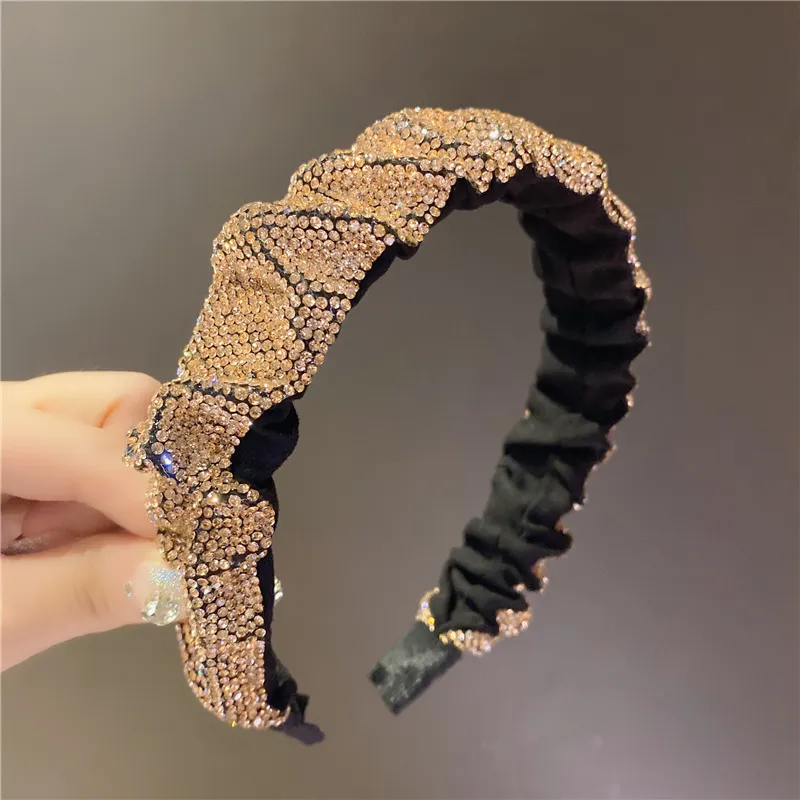 AXC-con Strass-12pz Cerchietti per Capelli