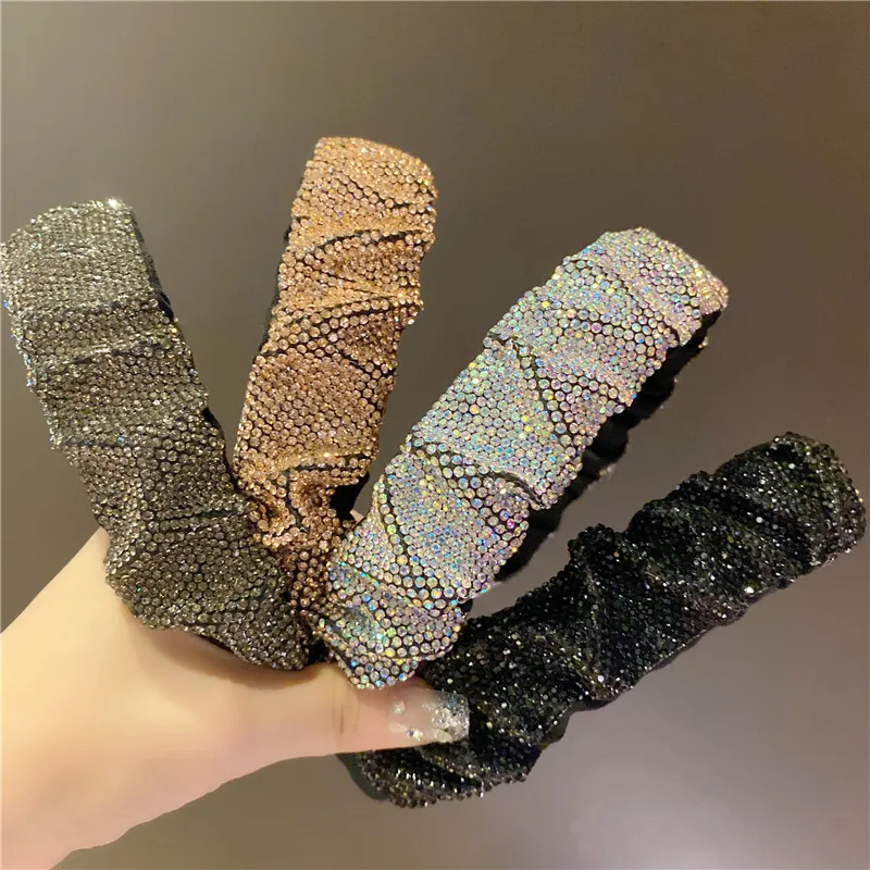 AXC-con Strass-12pz Cerchietti per Capelli