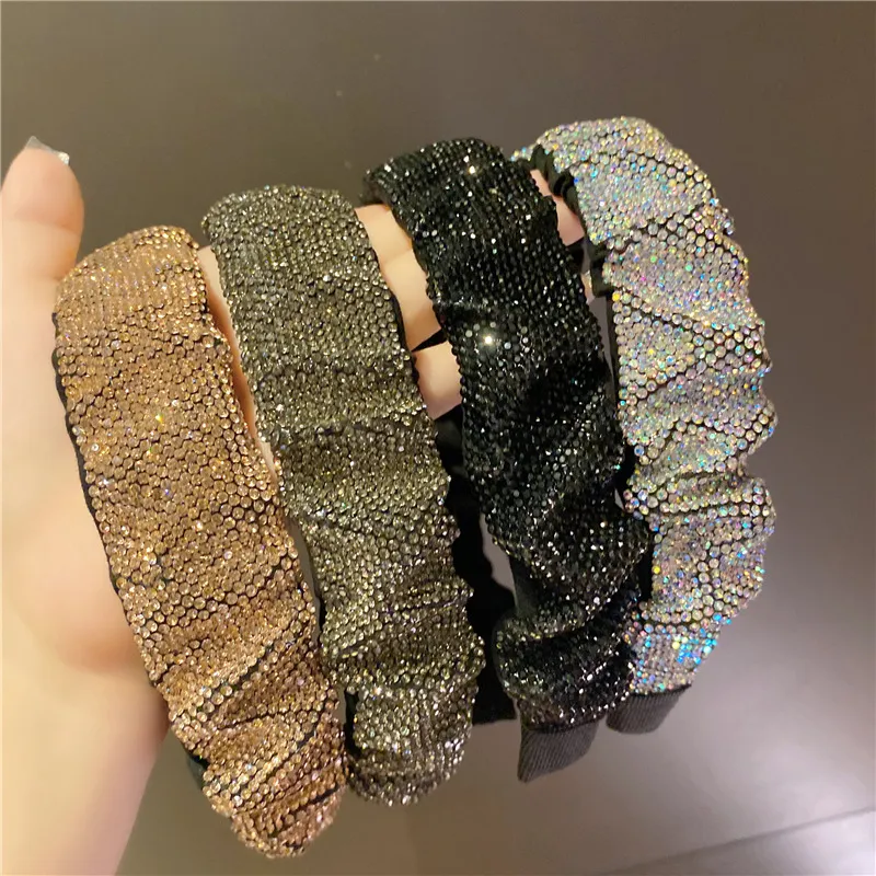 AXC-con Strass-12pz Cerchietti per Capelli