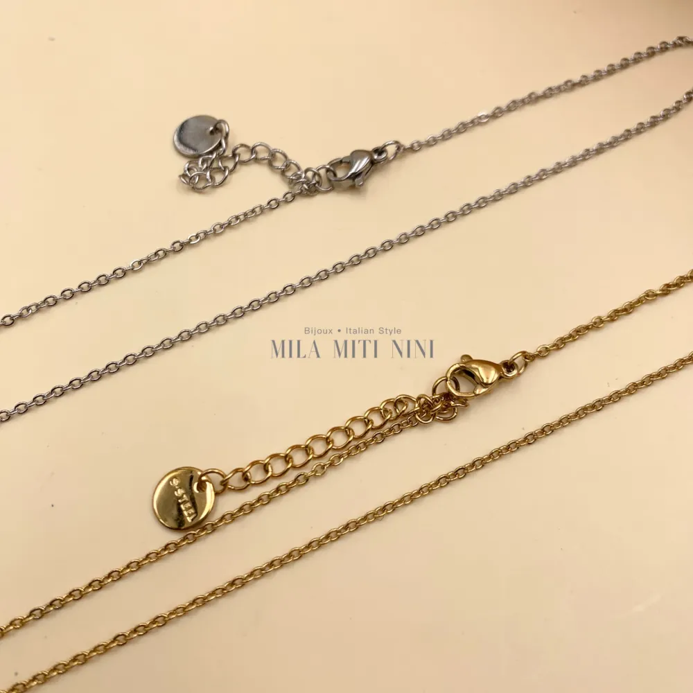 CPA450-401-Sacro Cuore-12Pz Collane in Acciaio