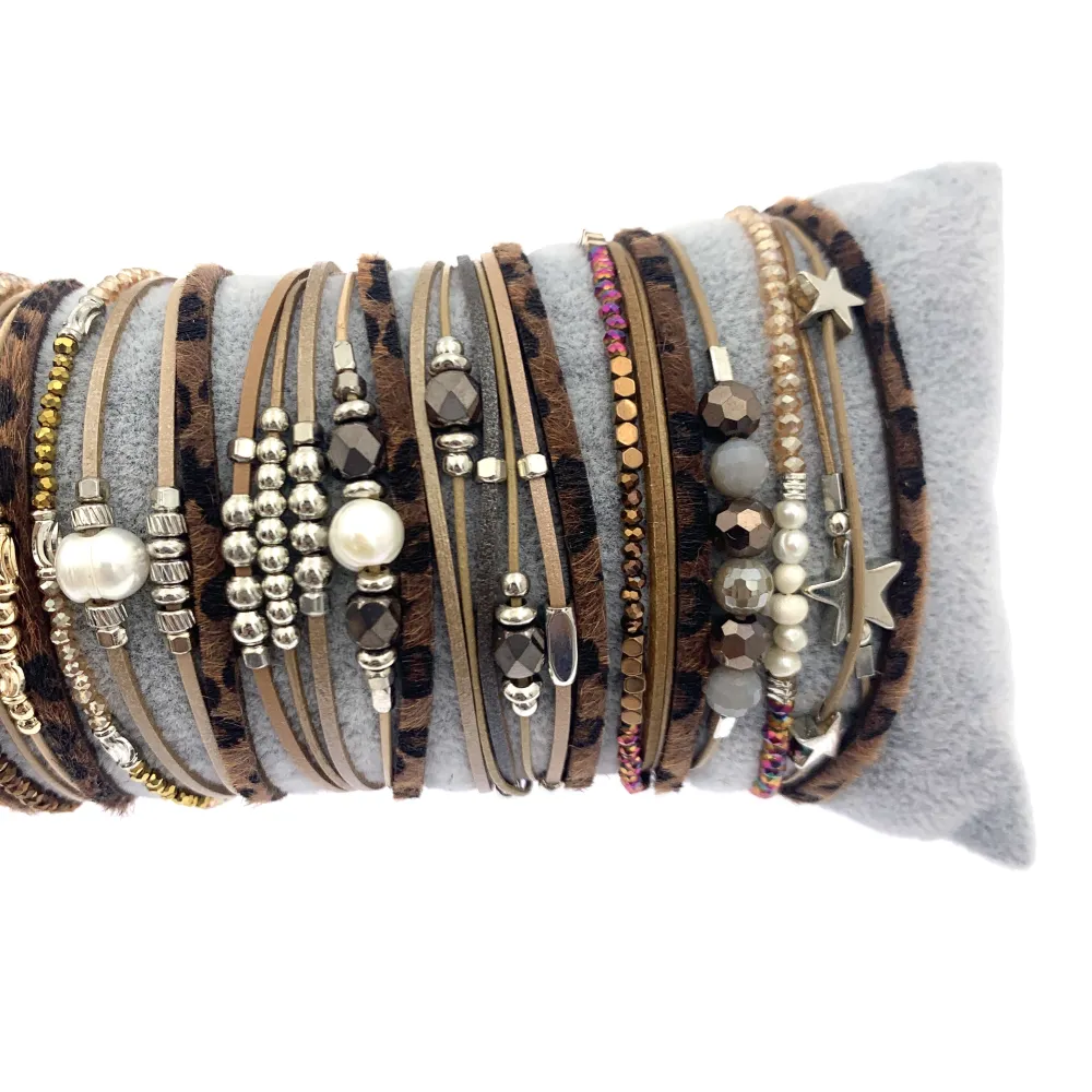 BPM176-196-Multifili con Charmes- 10 Pz Bracciali