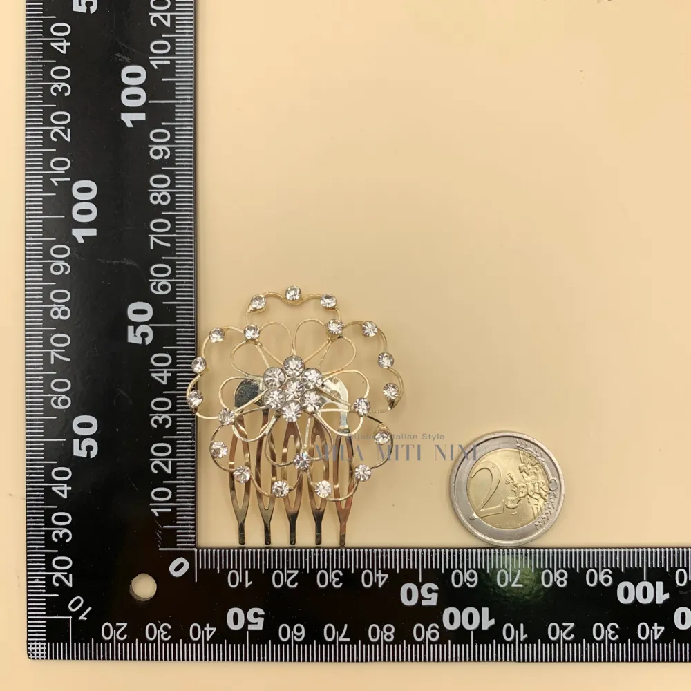 AXC109-2-Pettine Fiore- Acccessori per Capelli