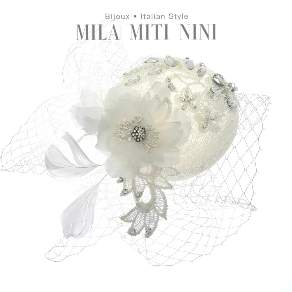 AXC1046-Copricapo con Velo- Acccessori per Capelli