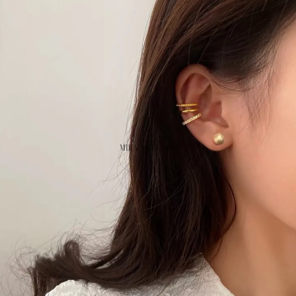 OPA450-204-Pallina 6mm Satinato-12 Paia Orecchini in Acciaio