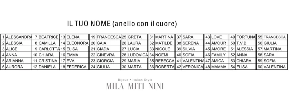 AAR2505-60 NOMI-60Pz Anelli Regolabili