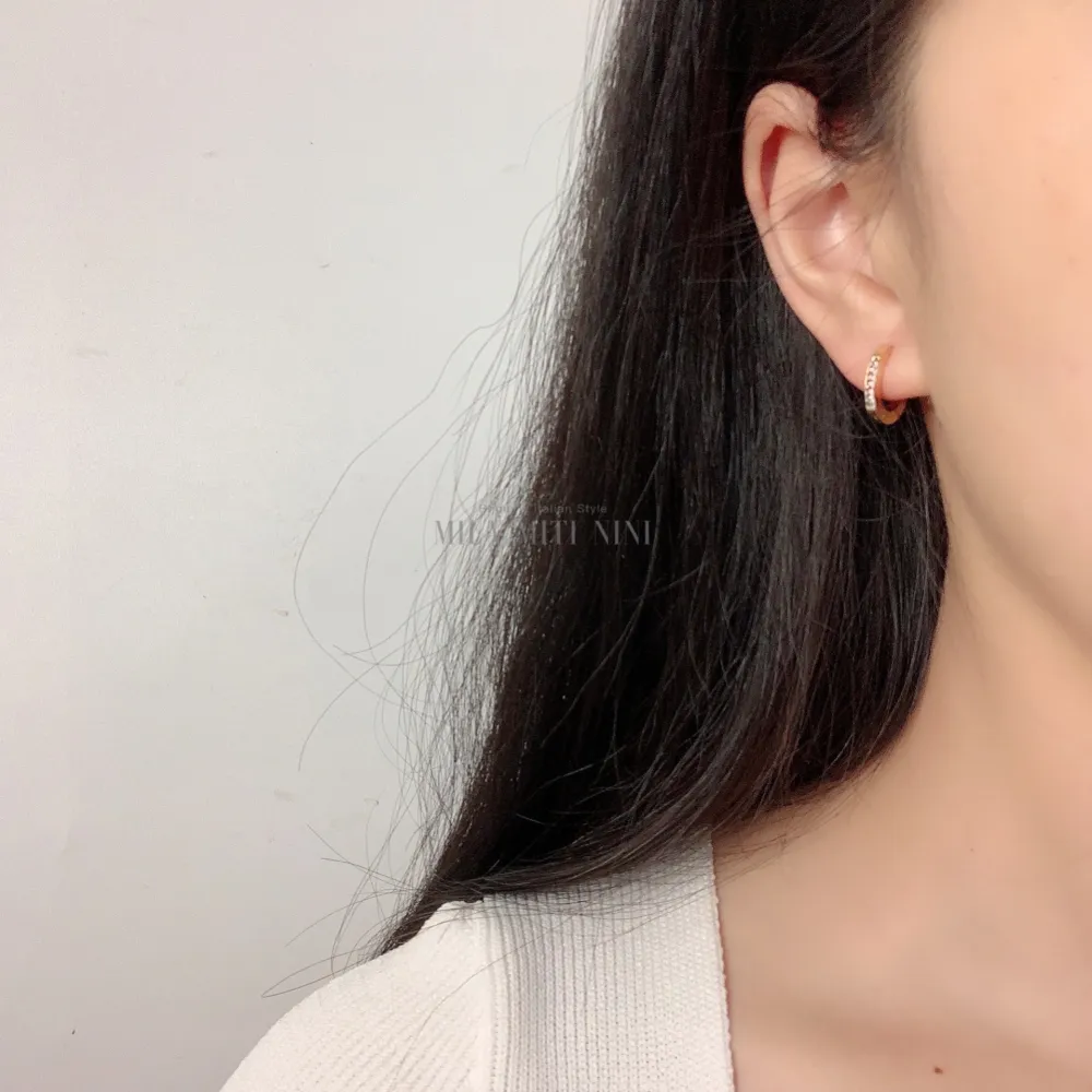 OPA450-344-343-Cerchio Quadrato Colorato  2x9 con Strass-12 Pai