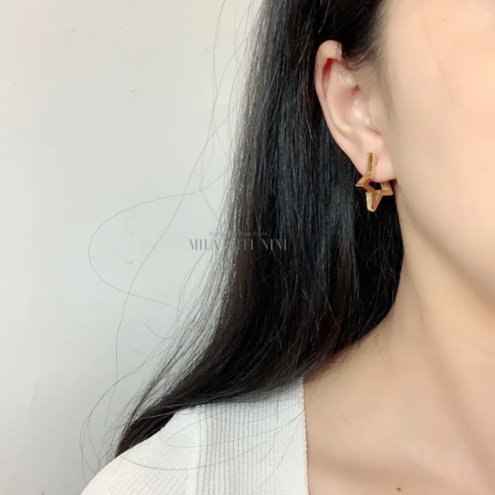 OPA450-267-Forme -12 Paia Orecchini in Acciaio