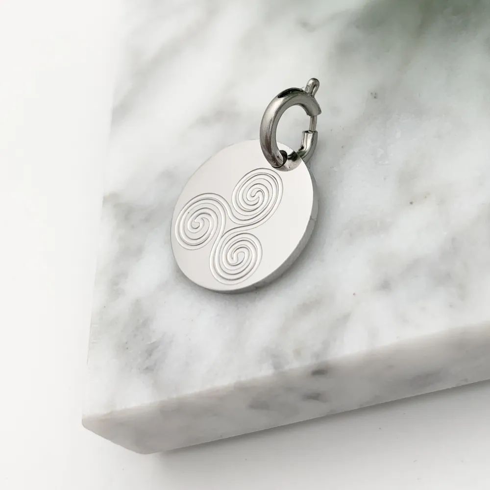 CIO4123-Simbolo- Ciondolo in Acciaio