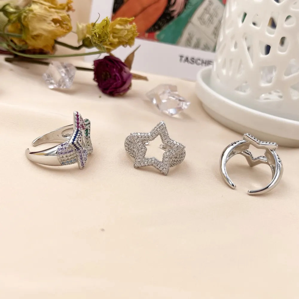 AMR7613-Mix Soggetti -36 Pz Anelli Regolabili