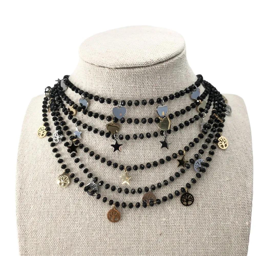 VCAC Albero della vita catena rosario 6631  - Collana acciaio