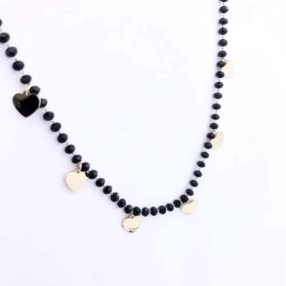 VCAC Cuore catena rosario 6601   - Collana acciaio