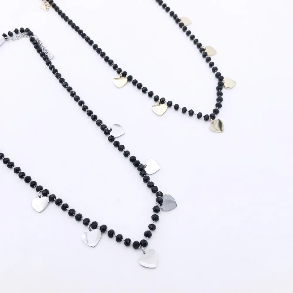 VCAC Cuore catena rosario 6601   - Collana acciaio