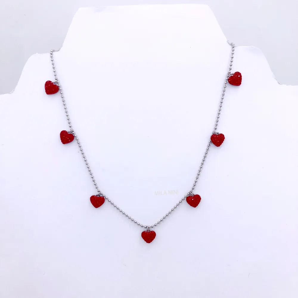 Cuore strass  - Collana 4744