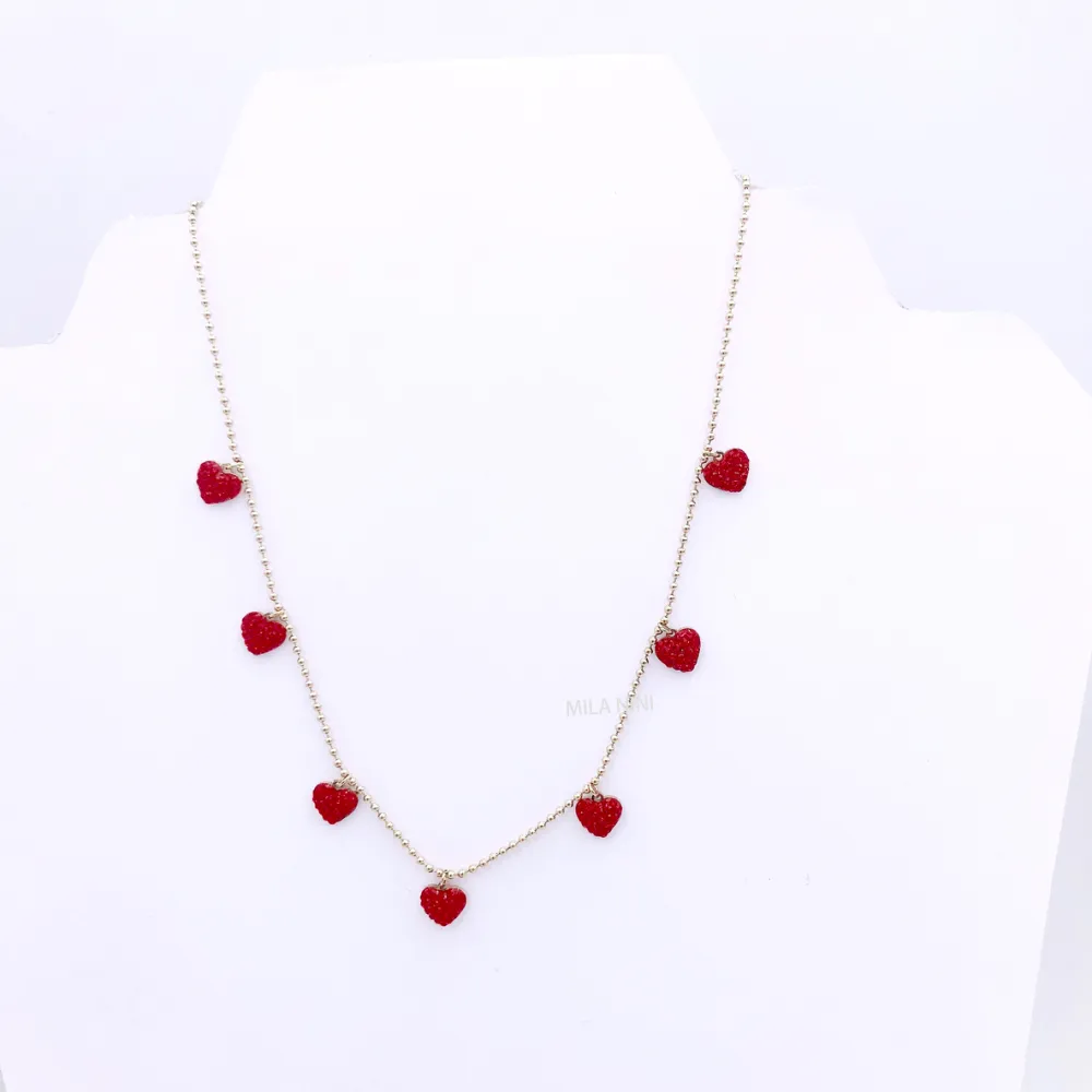 Cuore strass  - Collana 4744