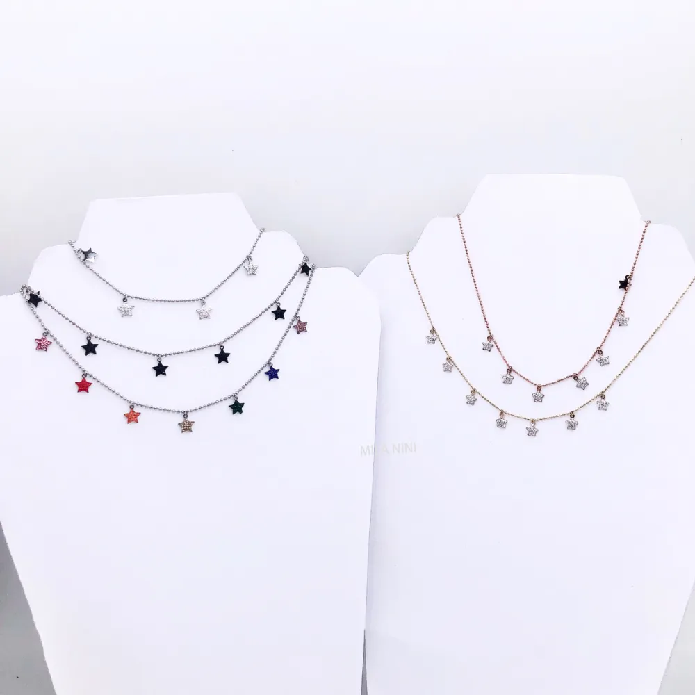 stelle   strass  - Collana 4727