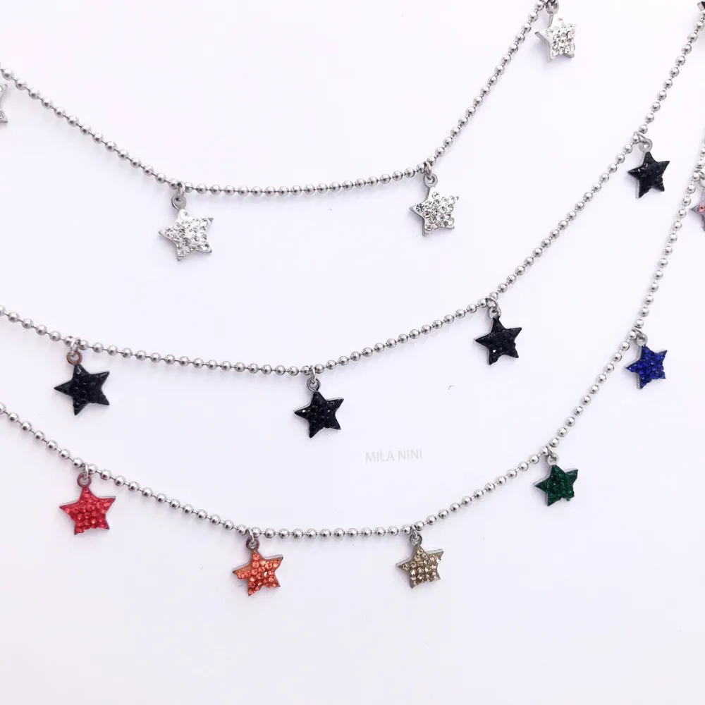 stelle   strass  - Collana 4727