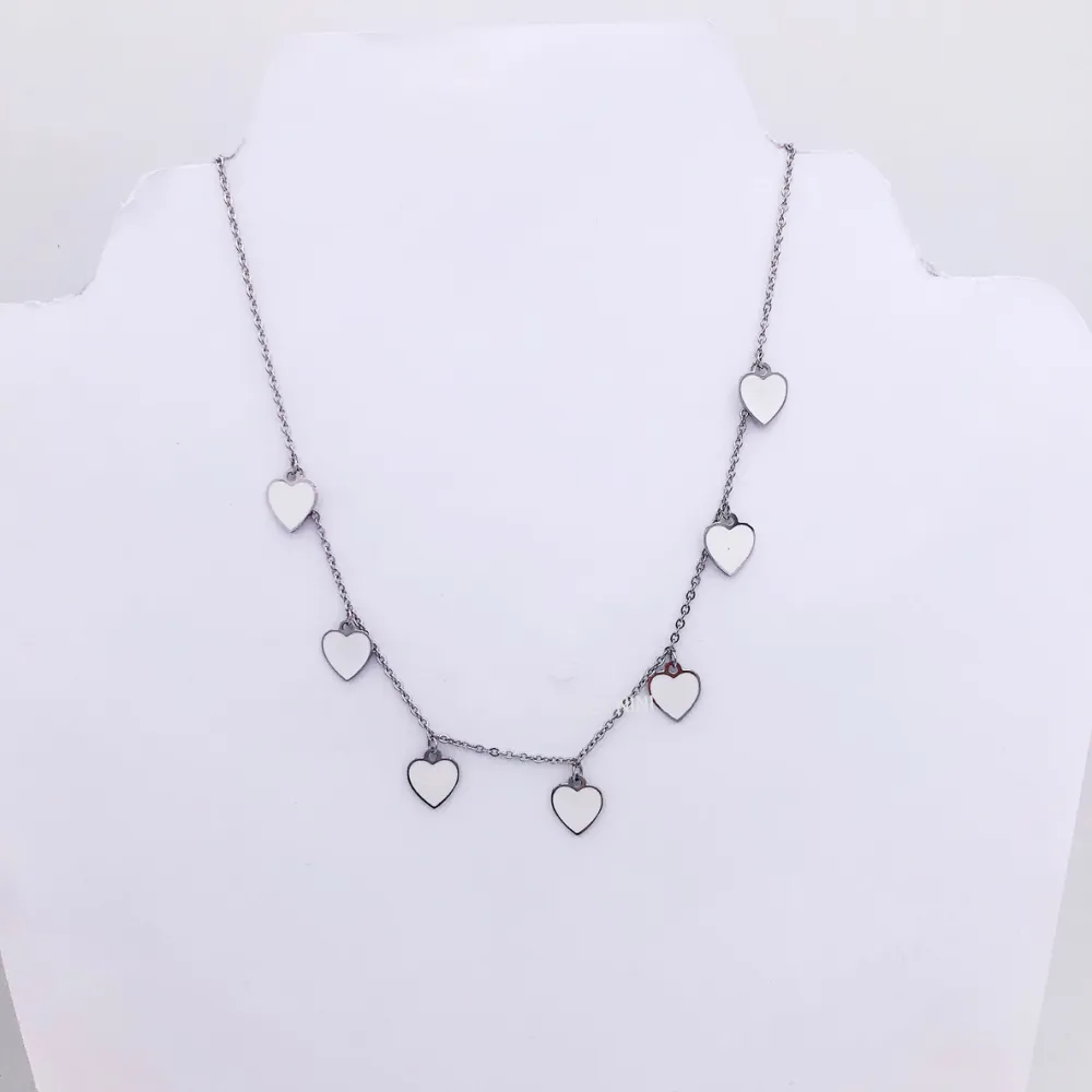 Cuore colorati  Smalto  pendente   - Collana 4640