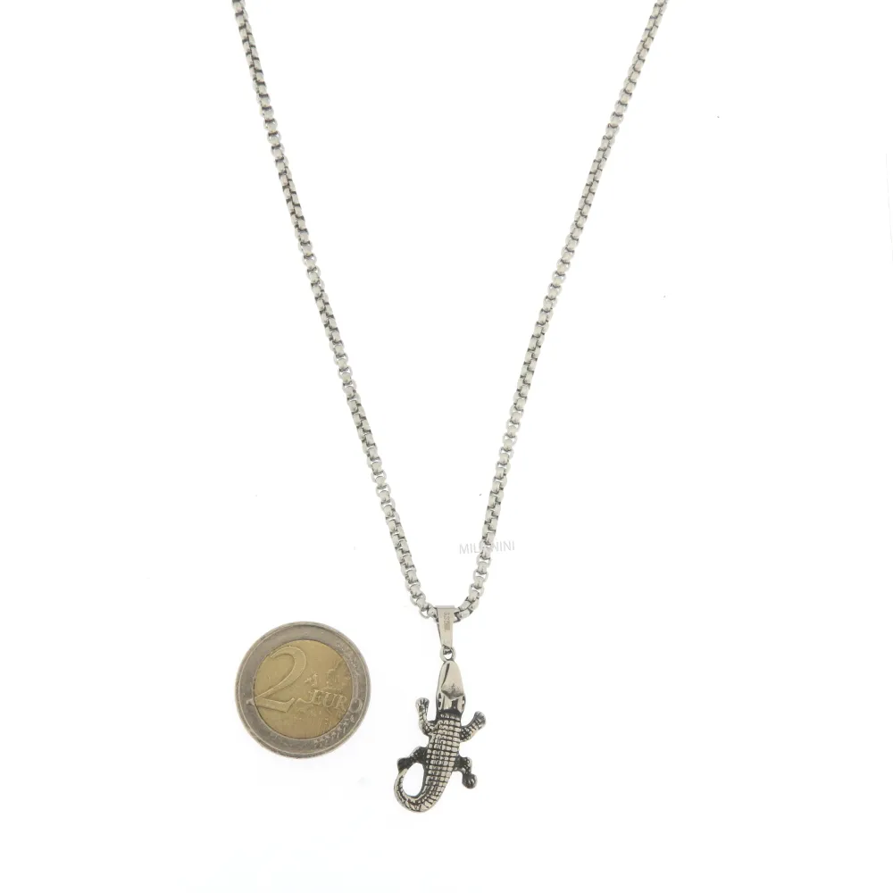 Coccodrillo - Collana Lunga da Uomo