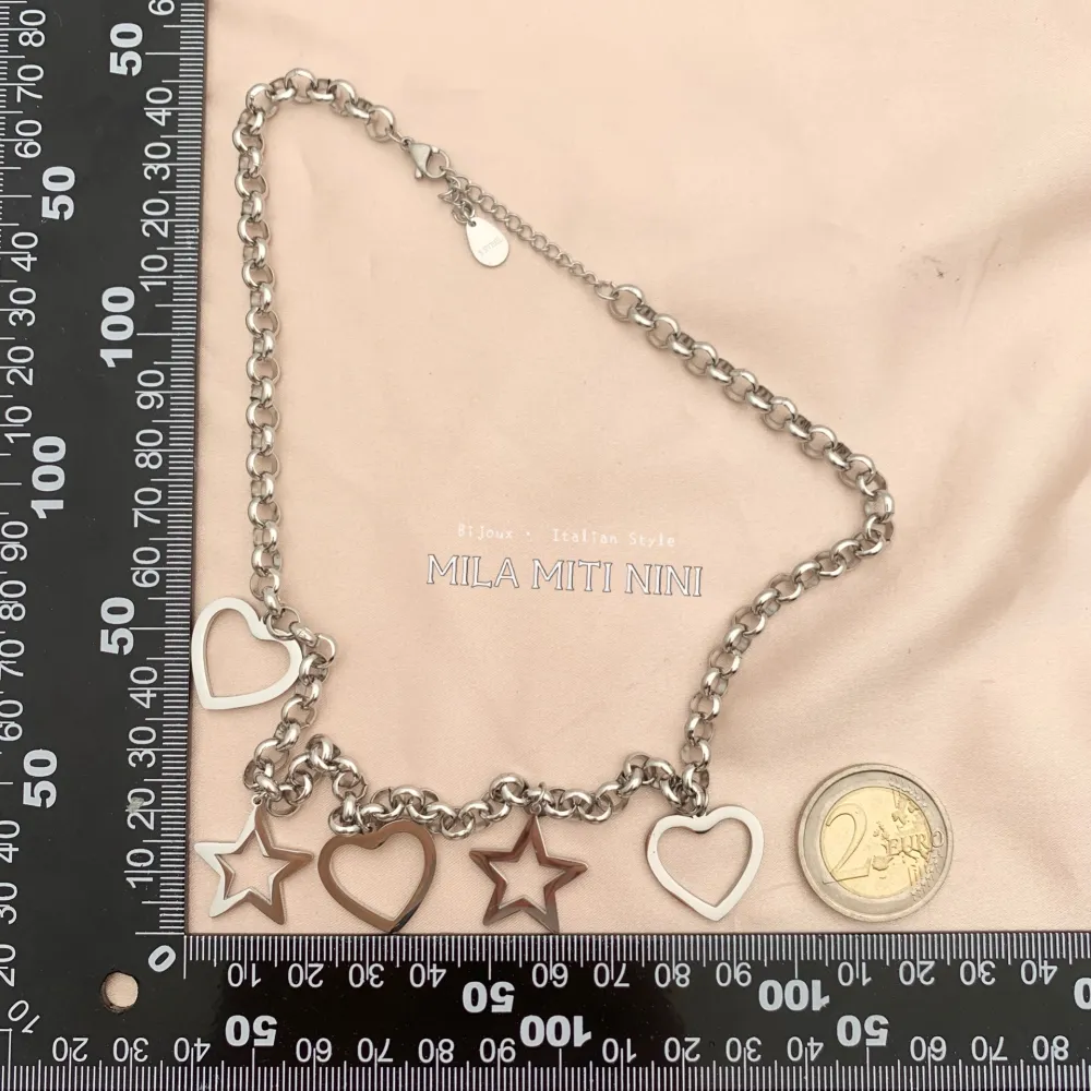 CAC413-2399-Catena Cuore Stella -Collana Corta in Acciaio_2