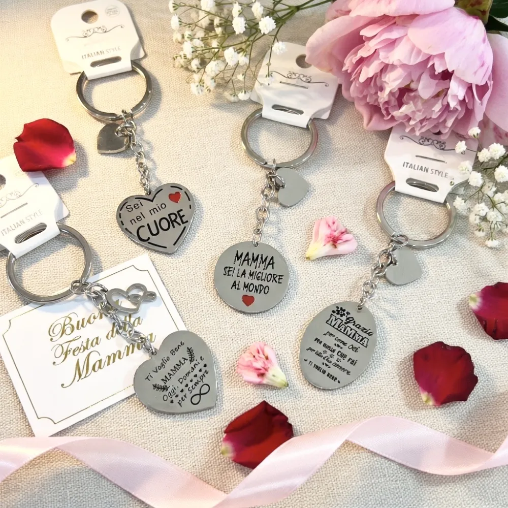 Mamma sei la migliore al Mondo-Portachiavi in Acciaio - PO-413-144