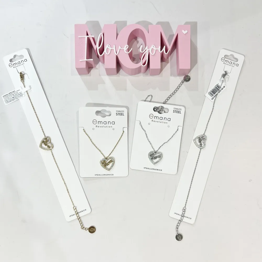 Mama -Collana Corta in Acciaio - CL-796-10589